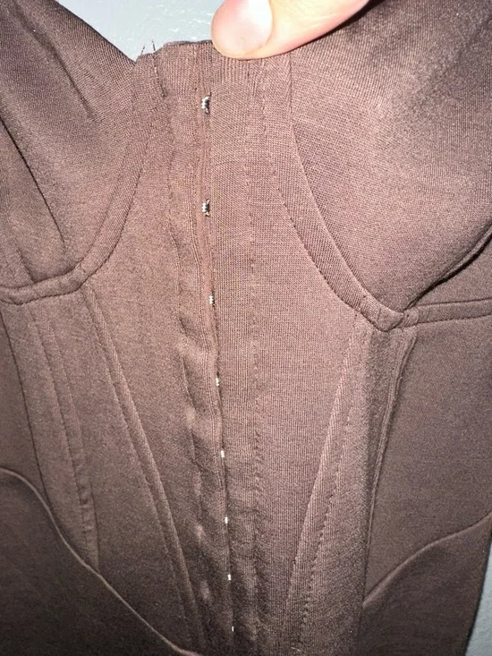 wild fable Chocolate Brown Bustier Mini Dress - Picture 3 of 4